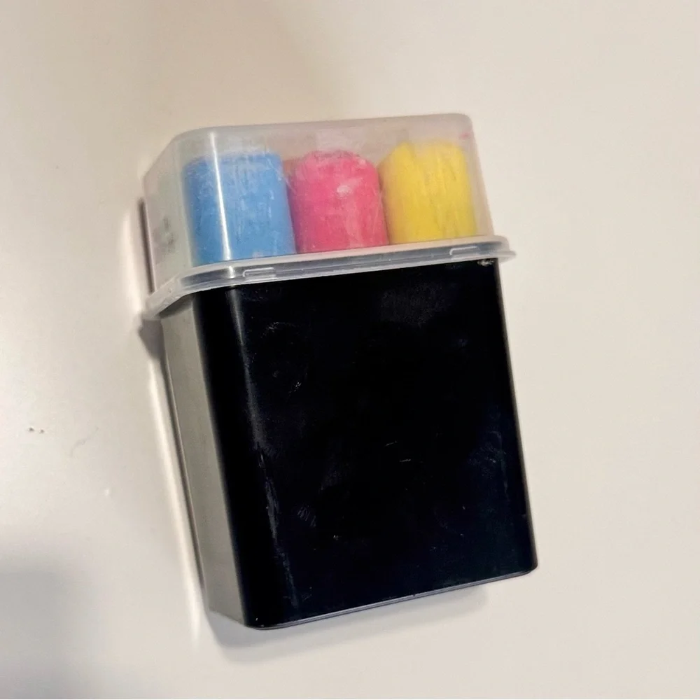 IKEA Mala Colorful Chalks Arts & Crafts Chalk Set w Case